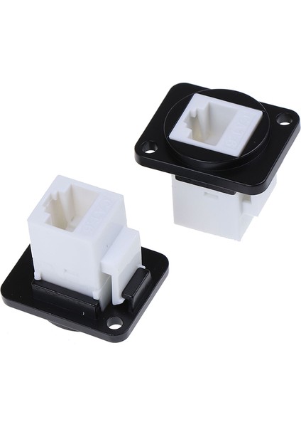 RJ45 Ağ Konektörü Metal Panel Soketi D Tipi Çinko Alaşımı Montaj Cat6 (Yurt Dışından) fırsatları