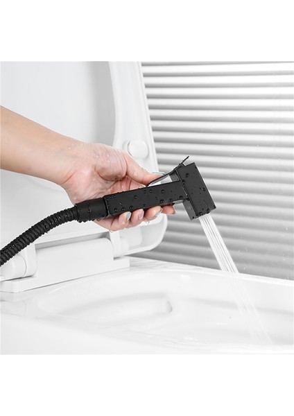 Prinç Kare Siyah Bide Püskürtücü El Duşu Bide Duş Başlığı Duşu (Yurt Dışından) fiyatları