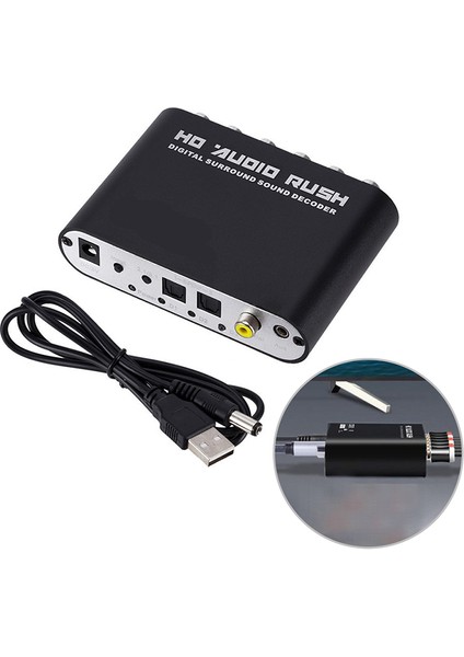 5.1 Audio Gear Ac-3 Dijital Ses Dönüştürücü Lpcm'den Dijital Ses Kod Çözücüye (Yurt Dışından)