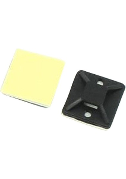 100 Adet Kendinden Yapışkanlı Kablo Bağı Montaj Tabanı Tutucu 20 x 20 x 6mm (Yurt Dışından) modelleri