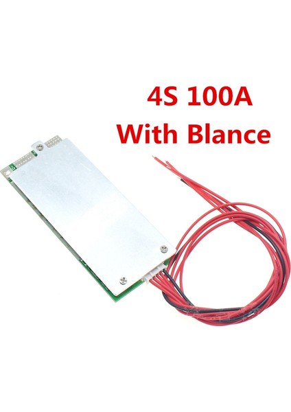 4s 12V 100A Koruma Devre Kartı Lifepo4 Bms 3.2V Dengeli Ups Invertörlü Enerji Depolama Paketleri Şarj Cihazı (Yurt Dışından)