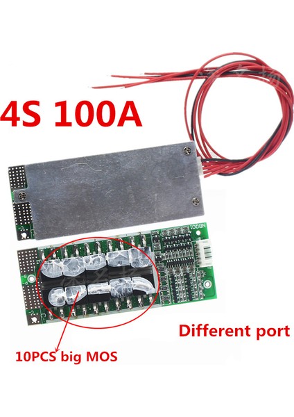 4s 12V 100A Koruma Devre Kartı Lifepo4 Bms 3.2V Dengeli Ups Invertörlü Enerji Depolama Paketleri Şarj Cihazı (Yurt Dışından) indirimleri