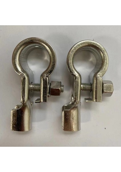 Çift Terminal Konnektörleri Kelepçeleri Bakır Terminal Kiti, Korozyon Terminal Koruyucuları 17MM (Yurt Dışından)