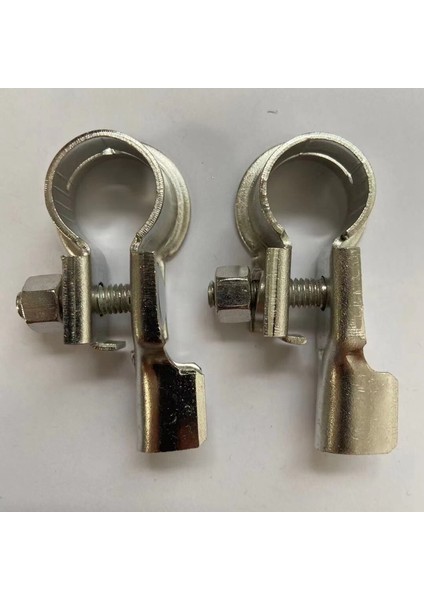 Çift Terminal Konnektörleri Kelepçeleri Bakır Terminal Kiti, Korozyon Terminal Koruyucuları 17MM (Yurt Dışından)