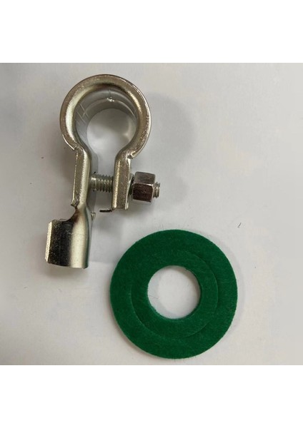 Çift Terminal Konnektörleri Kelepçeleri Bakır Terminal Kiti, Korozyon Terminal Koruyucuları 17MM (Yurt Dışından)