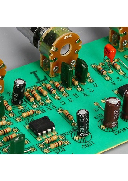 2.0 Hıfı AN4558 Ses Preamplifikatörü Bas Orta Kademe Tiz Dengesi Ayarlanabilir Ses Preamp Ton Kontrolü ile Bitmiş Kurulu (Yurt Dışından)