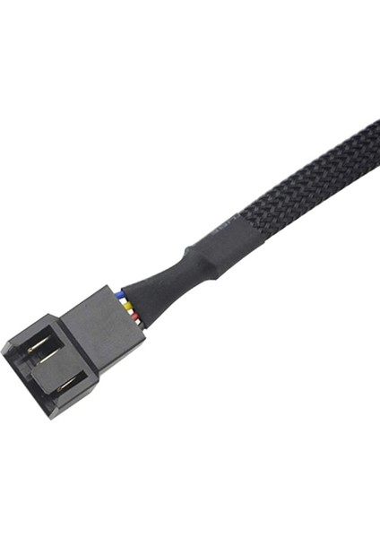 20 Adet 4 Pin Pwm Fan Uzatma Kablosu Konnektör Kutusu Erkek Kadın Uzatma Kabloları ile Uyumlu 4 Pin/3 Pin Fan (Yurt Dışından)