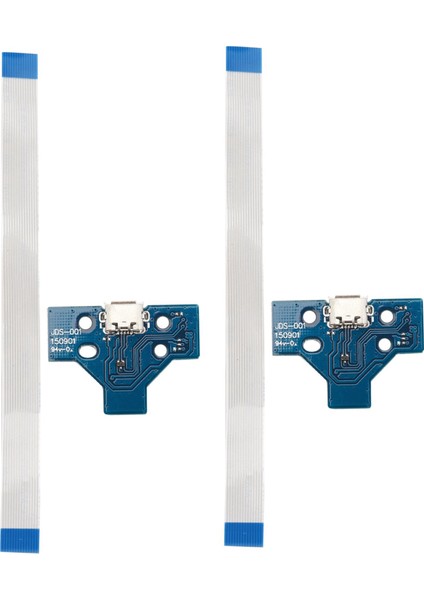 Playstation 4 Için 4 Takım Ps4 Denetleyicisi Için Yedek Parçalar 14 Pin Kablo ile USB Şarj Portu Soket Kurulu JDS-001 (Yurt Dışından)