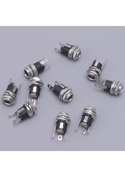 Ncanruı 20 Adet Dc Kaynağı Jak Soket Dişi Panel Montaj Konnektörü 5.5x2.1mm (Yurt Dışından)