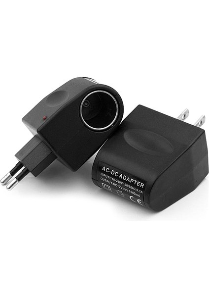 Evrensel Dönüşüm Fişi 220V Ac - 12V Dc Araç Güç Adaptörü Soket Dönüştürücü Fengshi (Yurt Dışından)