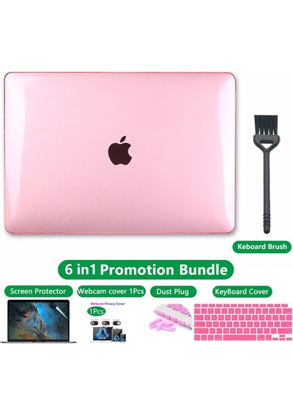 In 1 2021 2020 macbook Air Case Pro 14 M1 A2442 A2485 A2338 A2337 Laptop Kılıfları Sert Parlak Şeffaf Kristal Temizle (Yurt Dışından) fiyatları