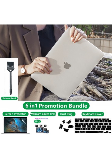 In 1 2021 2020 macbook Air Case Pro 14 M1 A2442 A2485 A2338 A2337 Laptop Kılıfları Sert Parlak Şeffaf Kristal Temizle (Yurt Dışından) fırsatları