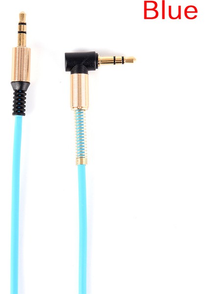 3.5mm Jak Kablosu Stereo Ses Kablosu Erkek - Erkek 90 Derece Sağ Açı Aux Kablosu (Yurt Dışından) fiyatları
