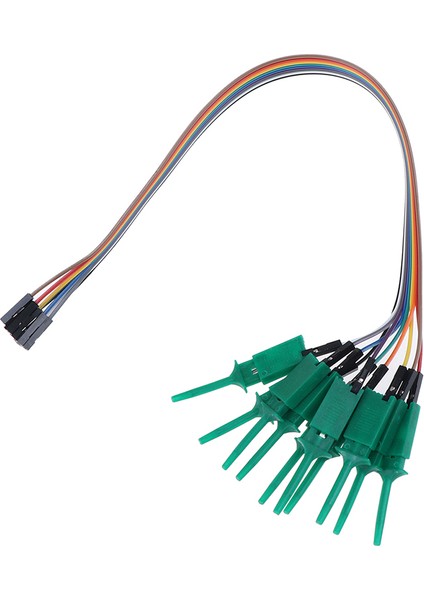 10 Adet 300MM Test Kanca Klip Mantık Analizörü Kablo Tutucu Probu Test Kelepçesi Karşılaşma (Yurt Dışından) fiyatları