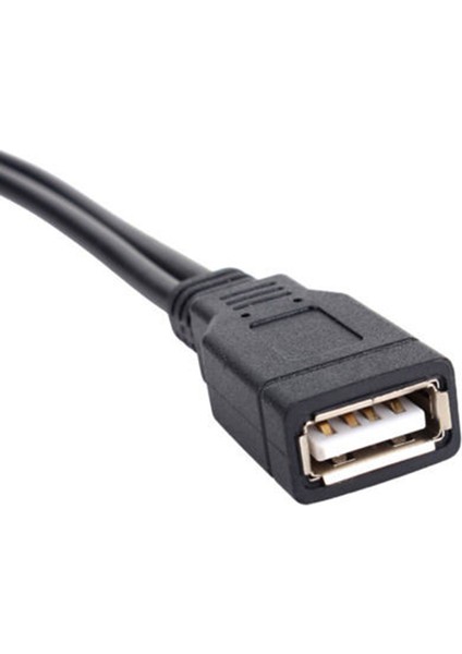 Yeni USB 2.0 1 Dişi - 2 Erkek Y-Splitter Data Sync Şarj Uzatma Kablosu (Yurt Dışından)