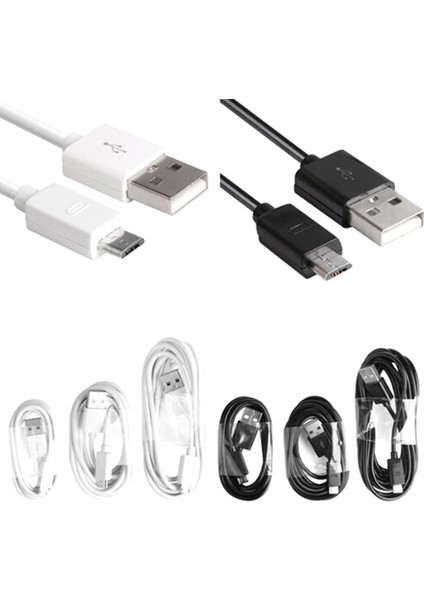 Android Telefon Için Mikro USB Kablosu Şarj Kablosu Usb2.0 Veri Senkronizasyonu Şarj Kablosu (Yurt Dışından)