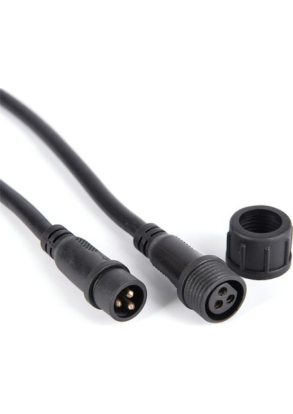 IP65 Su Geçirmez 3pin Ac Kablo 18AWG Tel LED Kablo Konnektörleri Fişi (Yurt Dışından) fiyatları