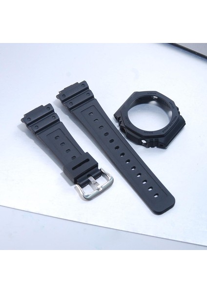 Saat Aksesuarları 16MM Reçine Kayış Kılıfı Casio G-Shock GA2100 2110 Için Uygun Erkek ve Kadın Spor Su Geçirmez Şeffaf Kayış (Yurt Dışından)