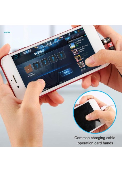 Tipi Mikro USB Telefon Için Manyetik Şarj USB Kablosu 360° ve 180° Başlık (Yurt Dışından)