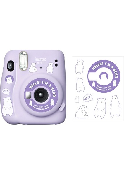 Fujifilm Instax Mini 11 Film Kamera Dekoratif Vücut Yaratıcılık Kendi Başına Yap Çıkartma (Yurt Dışından) modelleri