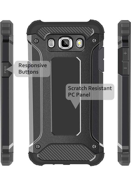 Samsung Galaxy J7 J2 J6 Prime J7 J4 Çekirdek J7NXT J7 J8 J6 Kılıf Düşme Önleyici Darbeye Dayanıklı Hibrit Zırh Tpu + Pc Sağlam Tampon Kılıfı (Yurt Dışından) indirimleri