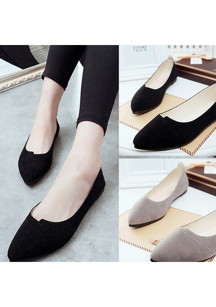 Koreli Kadın Düz Ayakkabı Günlük Moda Loafer'lar Bebek Ayakkabıları (Yurt Dışından) fiyatları