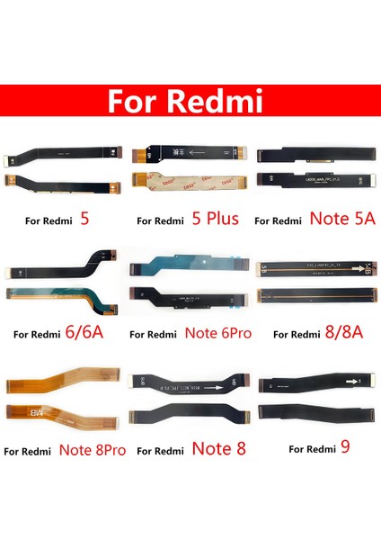 Ana Kurulu Anakart Anakart Konektörü Flex Kablo Xiaomi Redmi Için 9 9A 9c 6 6A 8A Not 10 8 7 6 Pro 5 5A Artı (Yurt Dışından) fiyatları