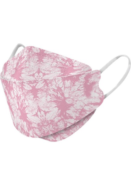 10PCS Kore Tarzı KF94 Çiçek Tasarım Yetişkin 3D Pembe Çiçek Tek Kullanımlık Yüz Maskesi (Yurt Dışından)