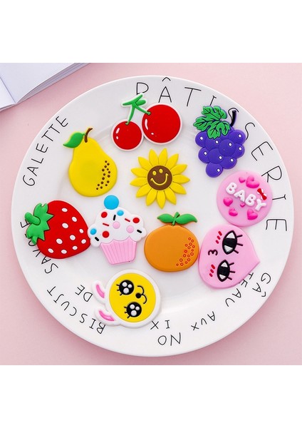 Kawaii Meyve Mıknatısı Buzdolabı Çıkartmaları Mini Manyetik Toka Yaratıcı Dekorasyon (Yurt Dışından) modelleri
