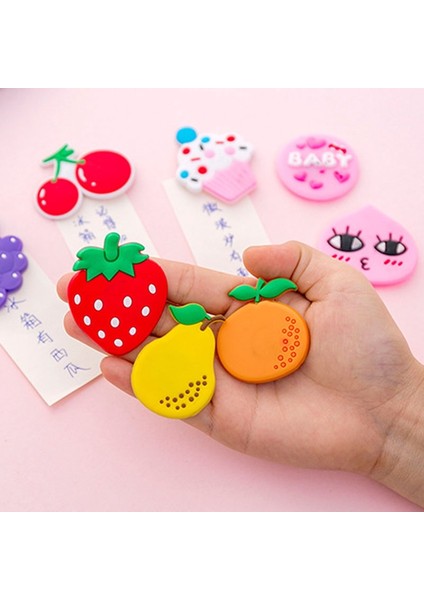 Kawaii Meyve Mıknatısı Buzdolabı Çıkartmaları Mini Manyetik Toka Yaratıcı Dekorasyon (Yurt Dışından) fırsatları
