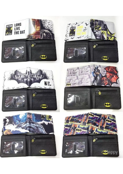 Karikatür Cüzdan Yeni Batman Kısa Cüzdan Cüzdan Süper Kahraman Kara Şövalye Cüzdan Cüzdan Doğum Günü Hediyesi (Yurt Dışından)