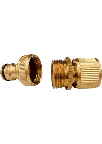 Bahçe Hortumu Hızlı Bağlantı Seti Bakır 3/4 Inç Dişi Erkek Konnektör Musluk Hortum Bağlayıcı Adaptörü Sulama Malzemeleri (Altın) [mr] (Yurt Dışından) fırsatları