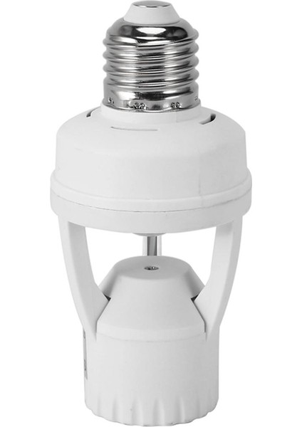 Ac 110-220V 360 Derece Hareket Sensörü Ir Kızılötesi Insan E27 Fişi (Yurt Dışından)