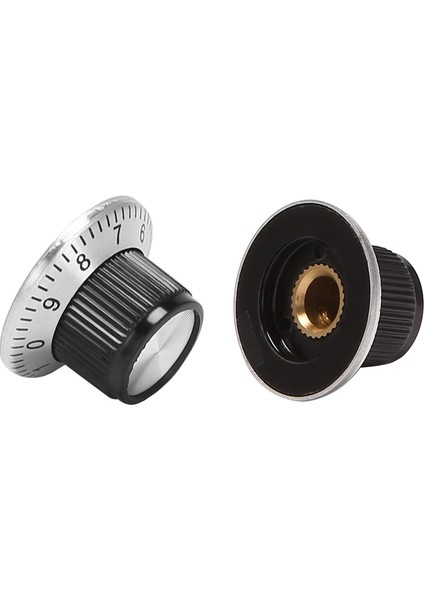 6mm Şaft Topuzu Için 0-9 Döner Tablalı 12 x Potansiyometre Pot Metal Topuzu (Yurt Dışından) fiyatları