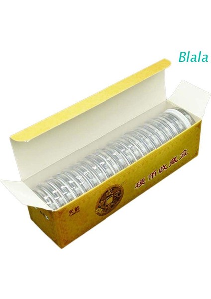 Blala 20 Adet Temizle Yuvarlak 46MM Doğrudan Fit Hava Geçirmez Para Kapsül Tutucu Ekran Saklama Kutusu Ayarlanabilir Eva Conta Ped Halkası 16-40MM (Yurt Dışından) modelleri