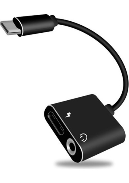 USB Tip C - 3,5 mm Şarj Adaptörü Çoğu C Tipi Cihazla Uyumlu Geniş Uyumluluk Adaptörü (Yurt Dışından)