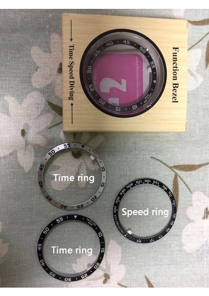 Samsung Galaxy Dişli 42MM 46MM S3 Galaxy 4 46MM 42MM Kılıf Kapak Watch Band Kayışı Için Çerçeve Halkası (Yurt Dışından) fırsatları