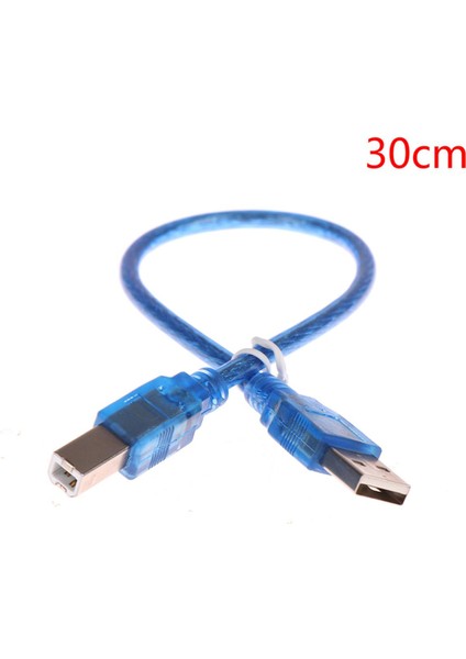 0.3/0.5/1/1.5m USB 2.0 Tip A Erkek - B Erkek Yazıcı Kablosu Kablosu Kısa Kablo (Yurt Dışından)