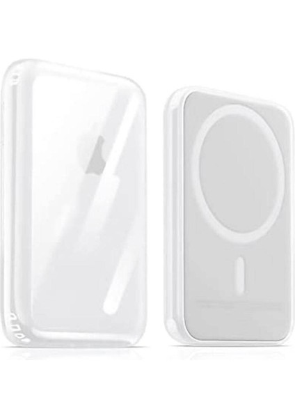 Magsafe Pil Paketi ile Uyumlu, Ağır Hizmet Koruması, Çizilmeye ve Parçalanmaya Karşı Dayanıklı Hibrit Şeffaf Kılıf (Yurt Dışından)