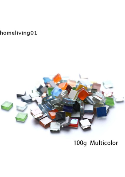 Ev 100 G/grup Kristal Cam Mozaik Çini El Yapımı Yaratıcı Malzeme Çocuklar Için Dıy Sg (Yurt Dışından)