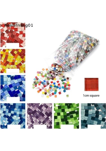 Ev 100 G/grup Kristal Cam Mozaik Çini El Yapımı Yaratıcı Malzeme Çocuklar Için Dıy Sg (Yurt Dışından) modelleri