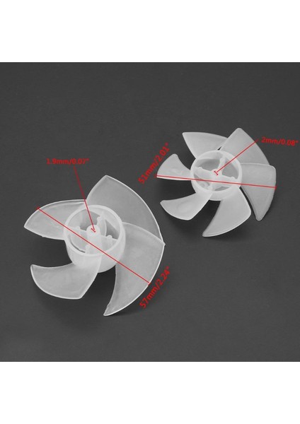 Saç Kurutma Makinesi Motoru Için Küçük Güç Mini Plastik Vantilatör Bıçağı 4/6 Yaprak (Yurt Dışından) modelleri