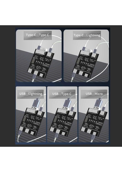 Dt3 Veri Kablosu Algılama Kurulu USB Kablosu Test Cihazı Ios Android Için Tip-C Kısa Devre Açma-Kapama Anahtarlama Test Kartı Onarımı (Yurt Dışından) modelleri
