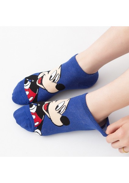 Güzel Yaşam Disney Karakteri Moda Kısa Çorap Çorap Kadın Erkek (Yurt Dışından) fırsatları