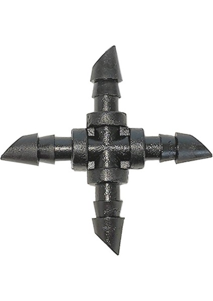 50 Adet 4/7mm Sulama Hortumu Çapraz Bağlayıcı 4 Yollu Su Borusu Ayırıcılar Mikro Sulama Tüpü Dikenli Bahçe Hortumu Bobin Konektörü (Yurt Dışından)