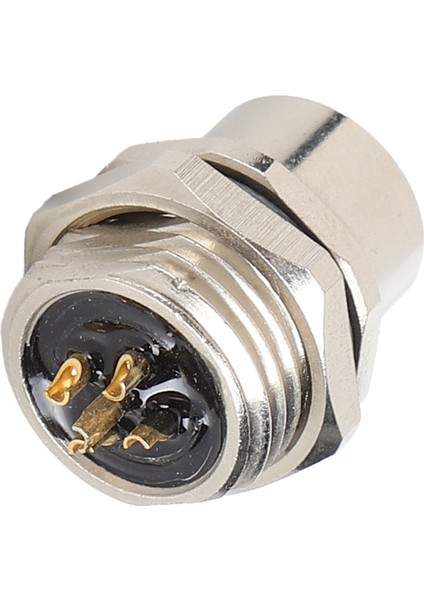 Panele Monte Soket M12 IP67 Su Geçirmez Konnektör 5pin Fiş Adaptörü (Yurt Dışından)