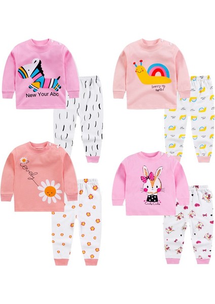 Sıcak Satış Yeni Tasarım 2020 Bebek Grils Pijama Seti Moda Baskılı ve 0-5 Yaş Için Yüksek Kalite Hazır Stok (Yurt Dışından)