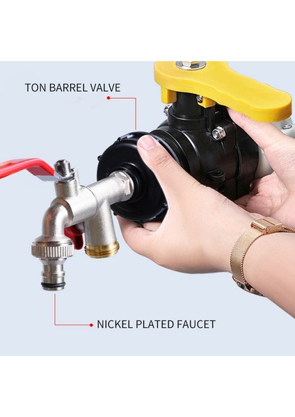 Ibc Adaptörü Bahçe Su Deposu Konektörü Yağmur Suyu Vanası Adaptörü Musluk Suyu Konnektörleri Bahçe Malzemeleri (Yurt Dışından) fırsatları