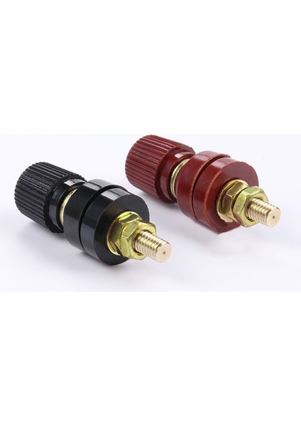 Uzaktan Profesyonel 6/8mm 5/16 Inç Pil Gücü Bağlantı Sonrası Konektörü Siyah ve Kırmızı Kiti Saplama Sonrası Terminali (Yurt Dışından) modelleri