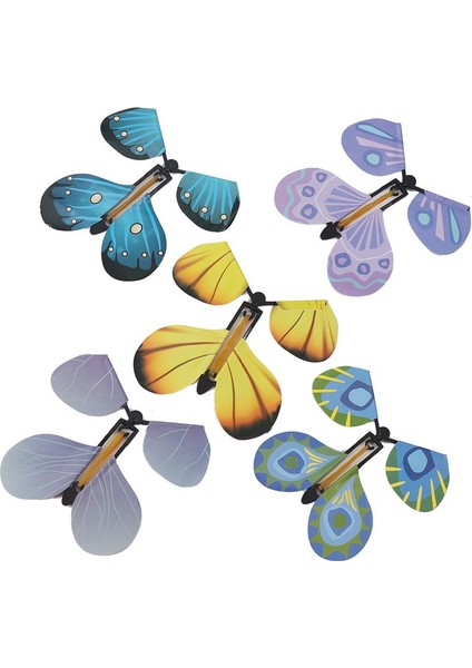 5 Adet Sihirli Peri Uçan Kelebek Rüzgarlı Kelebek Kitaplardan Uçan Rüya Gibi Şaşırtıcı Hediyeler (Yurt Dışından) modelleri